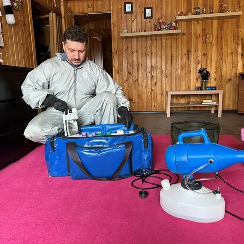 ФОТО Полное удаление ртути в помещениях в Тарасовском